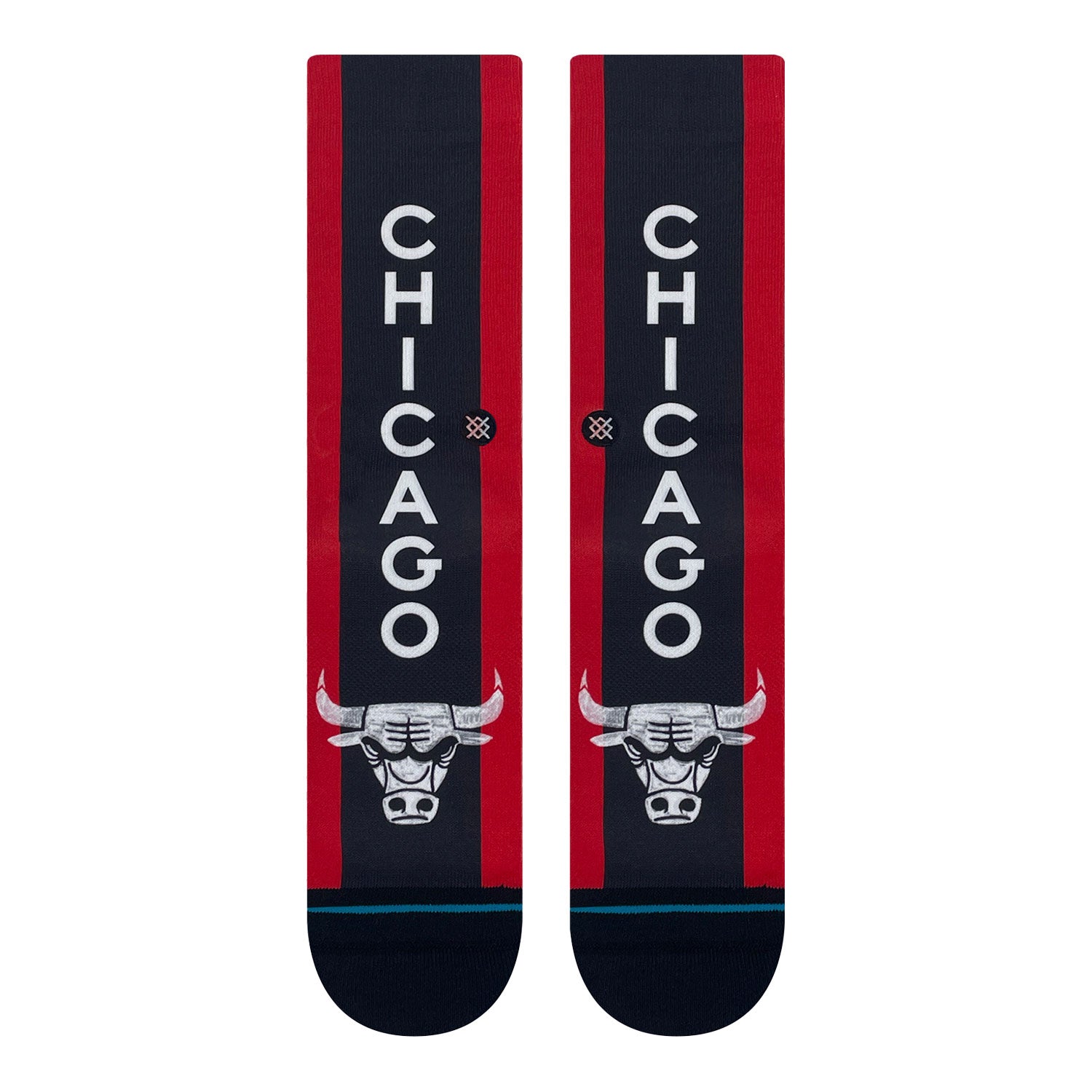 2023-24 CHICAGO BULLS CITY EDITION STANCE SOCKS - front view
