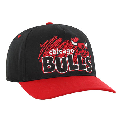 Chicago Bulls 47 Brand Adjustable Skybox Hitch Hat - side view