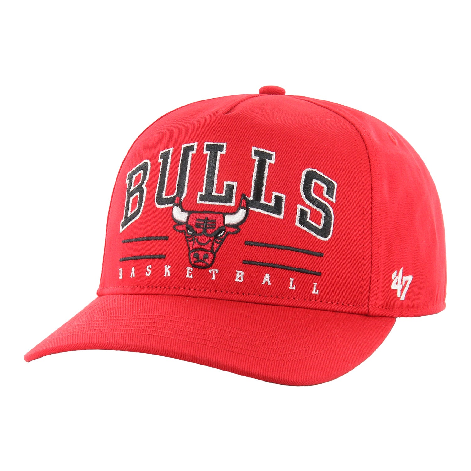Chicago Bulls 47 Brand Adjustable Roscoe Hitch Hat - front view