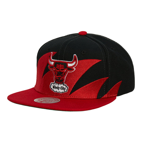 Mitchell And Ness Chicago Bulls Windy City Snapback Red Hat NBA Basketball