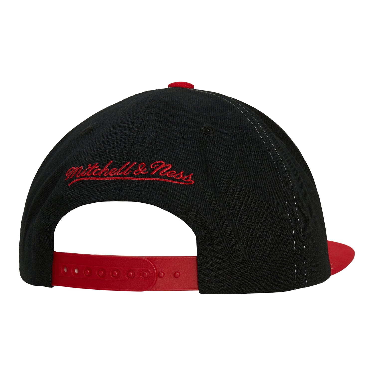 Mitchell amp; Ness Chicago Bulls STA3 Wool Snapback Cap Silver/Red