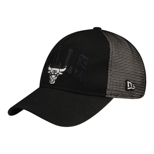 Chicago Bulls New Era A-Frame Adjustable Hat - front view