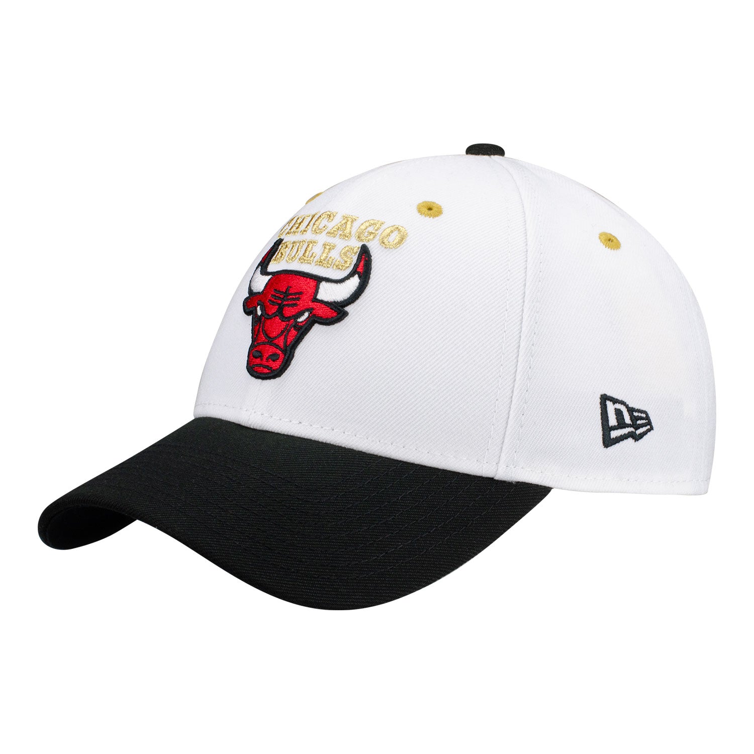 Casquette New Era 9Twenty Strapback - Chicago Bulls, Taille Unique, 100% Coton, Visière Incurvée