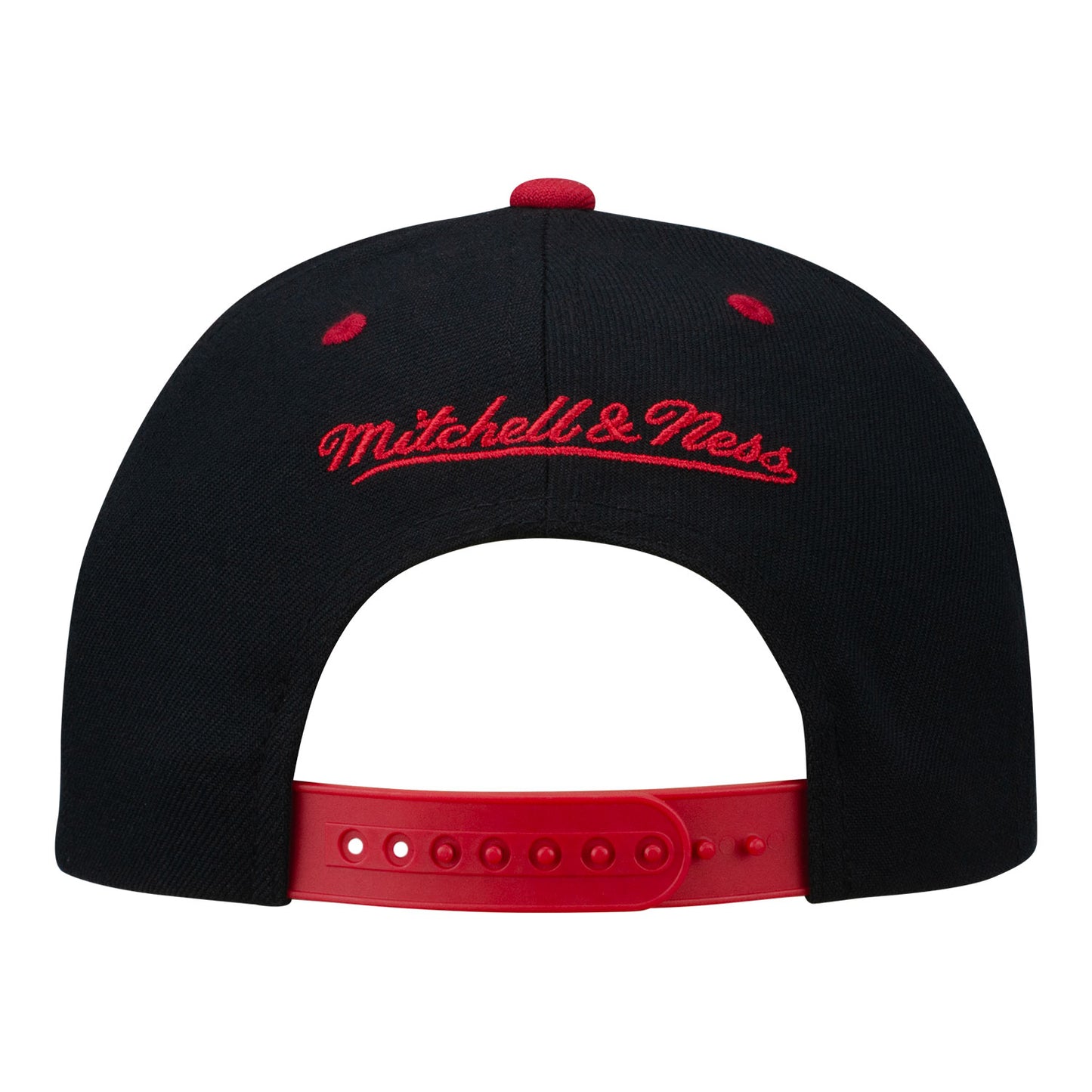 Chicago Bulls Mitchell & Ness All In 2.0 Pro Snapback In Black - Back View