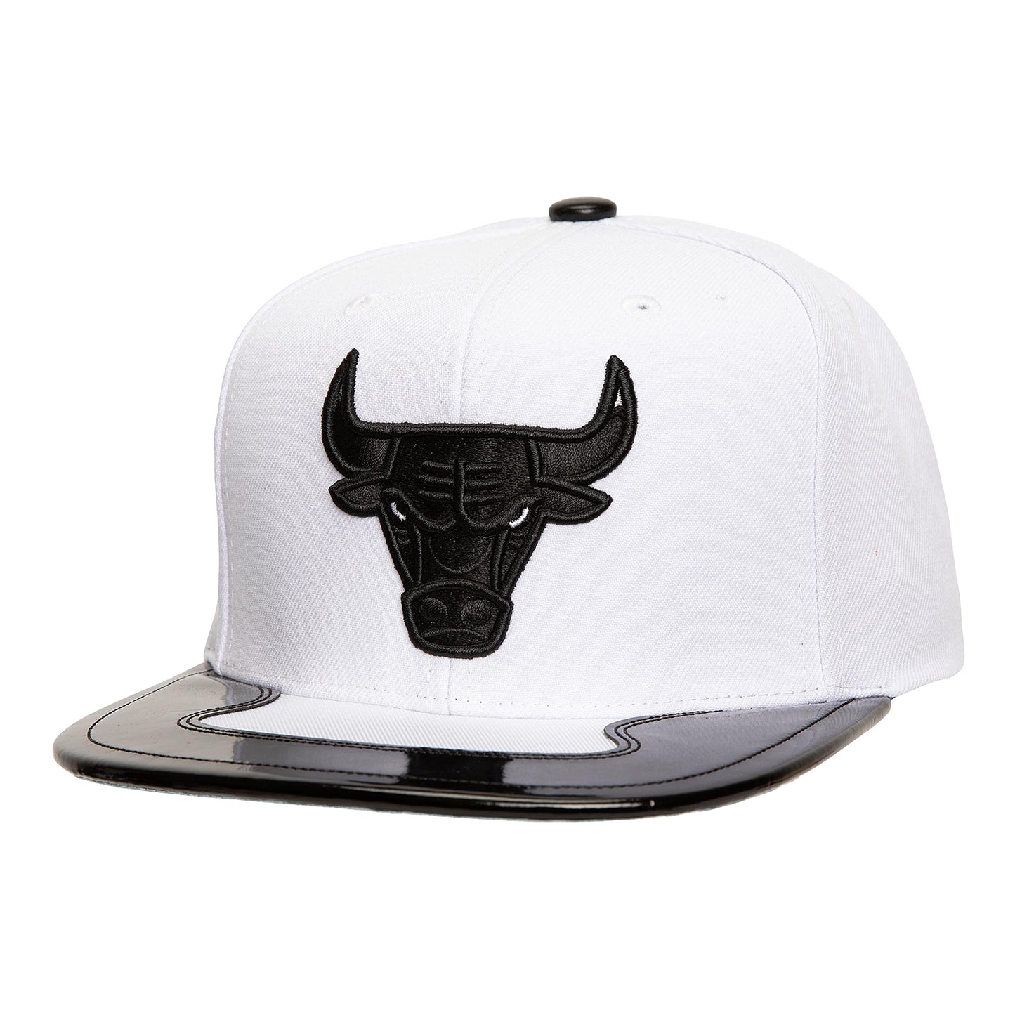 Chicago Bulls Mitchell & Ness Day 11 Snapback In White - Front View