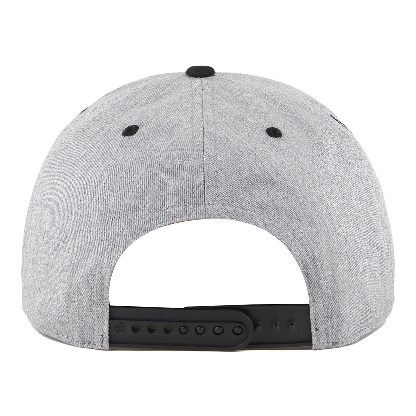 Chicago Bulls 47 Brand Hitch Overshadowed Logo Hat In Grey - Back View