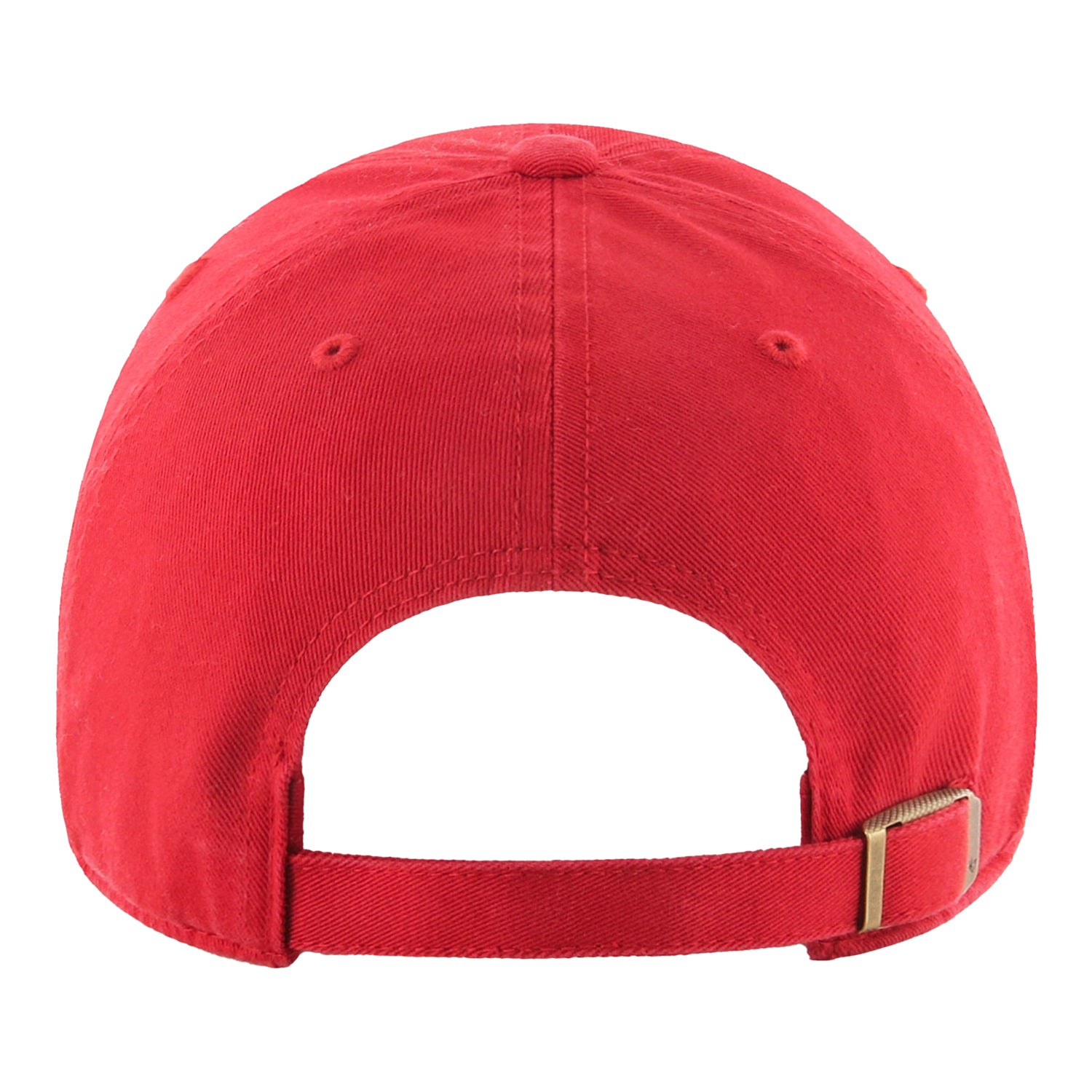 Chicago Bulls '47 Brand Clean Up Bulls Script Adjustable Hat In Red - Back View