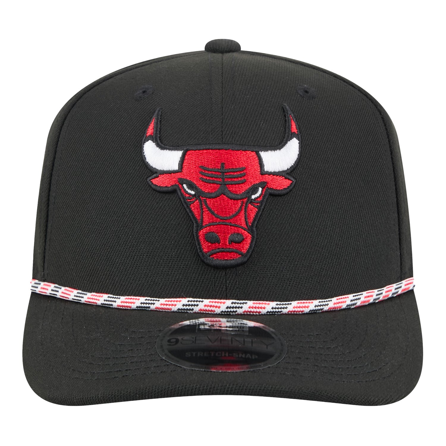 Chicago Bulls New Era 970 Stretch Snapback Multi Rope Hat - Front View