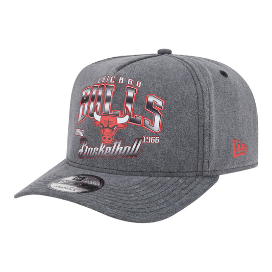 Chicago Bulls New Era Washed A-Frame Golfer - Front Left View