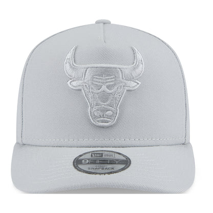 Chicago Bulls New Era Color Pack Tonal Grey 950 Snapback - Front View