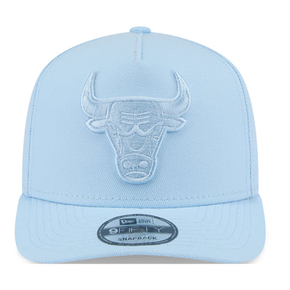 Chicago Bulls New Era Color Pack Tonal Blue 950 Snapback - Front View