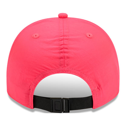 Chicago Bulls New Era Nylon Adjustable Pink Golfer - Back Side View