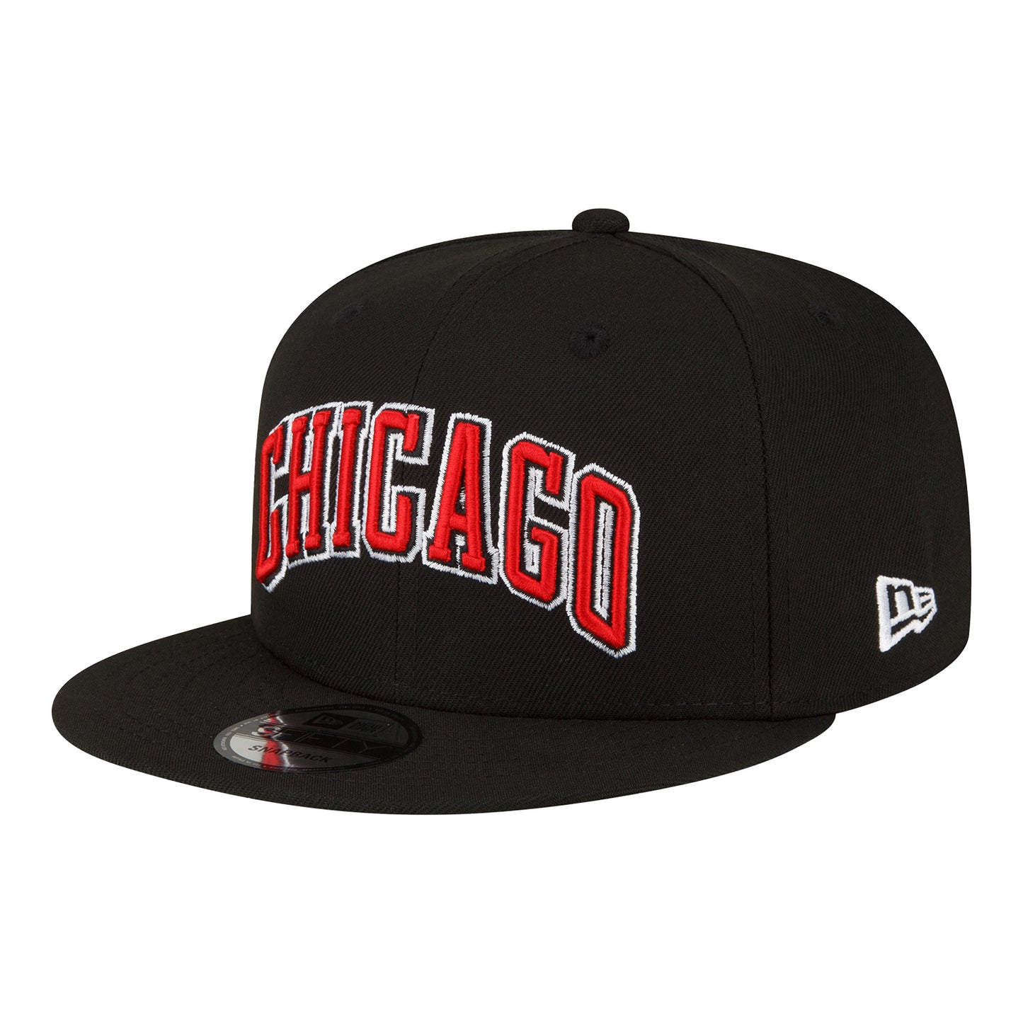 Chicago Bulls New Era Statement 950 Snapback In Black - Front Left View