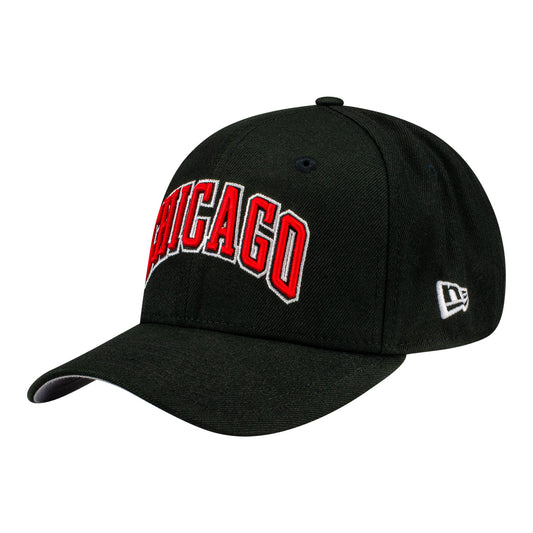 Chicago Bulls New Era Statement 970 Stretch Snapback - Left Side View