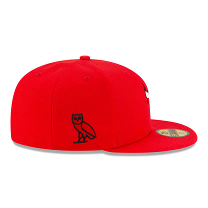 Chicago Bulls X OVO 5950 Fitted Hat