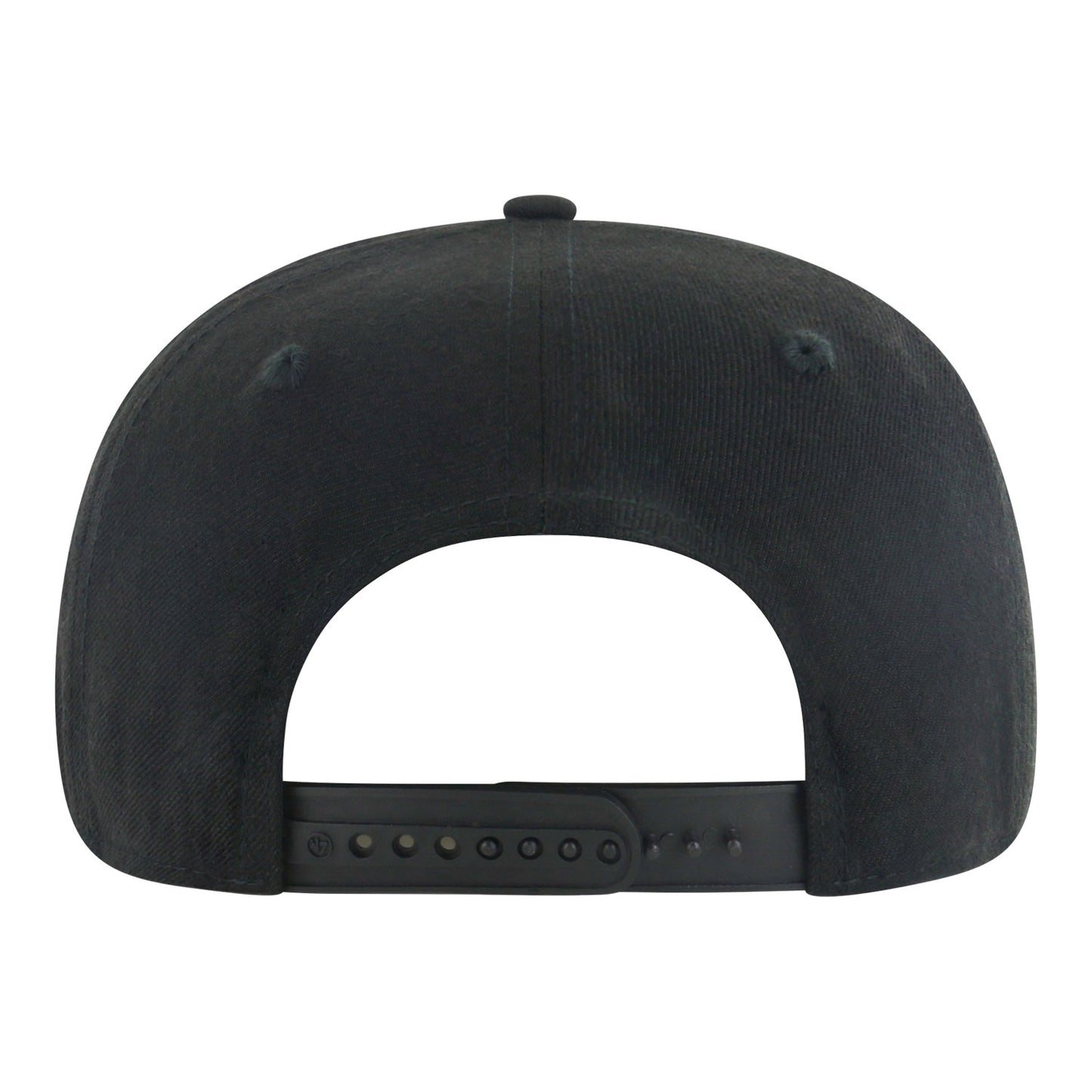 Chicago Bulls 47 Brand No Shot Captain Snapback In Black - Back View