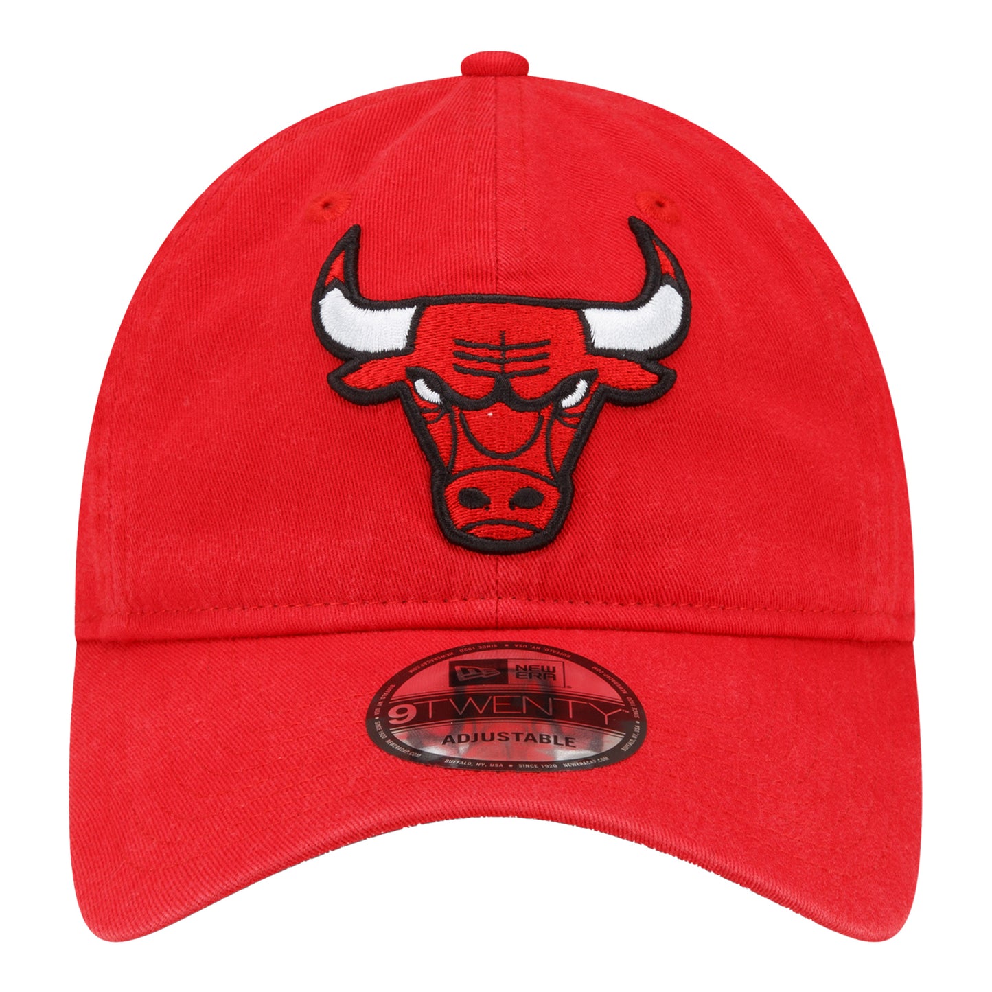 Chicago Bulls New Era 920 Core Classic Adjustable Hat In Red - Front View