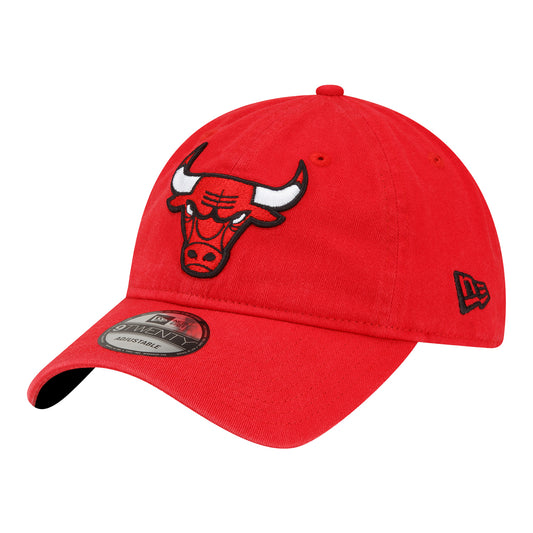 Chicago Bulls New Era 920 Core Classic Adjustable Hat In Red - Front Left View