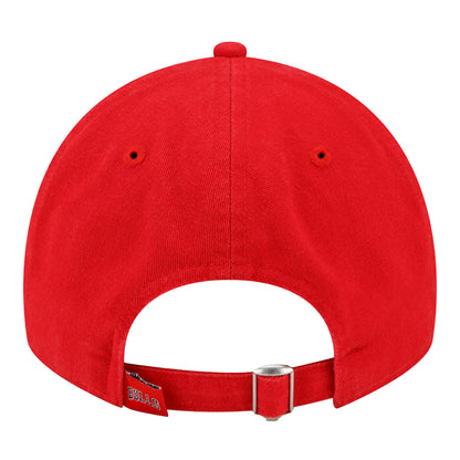 Chicago Bulls New Era 920 Core Classic Adjustable Hat In Red - Back View