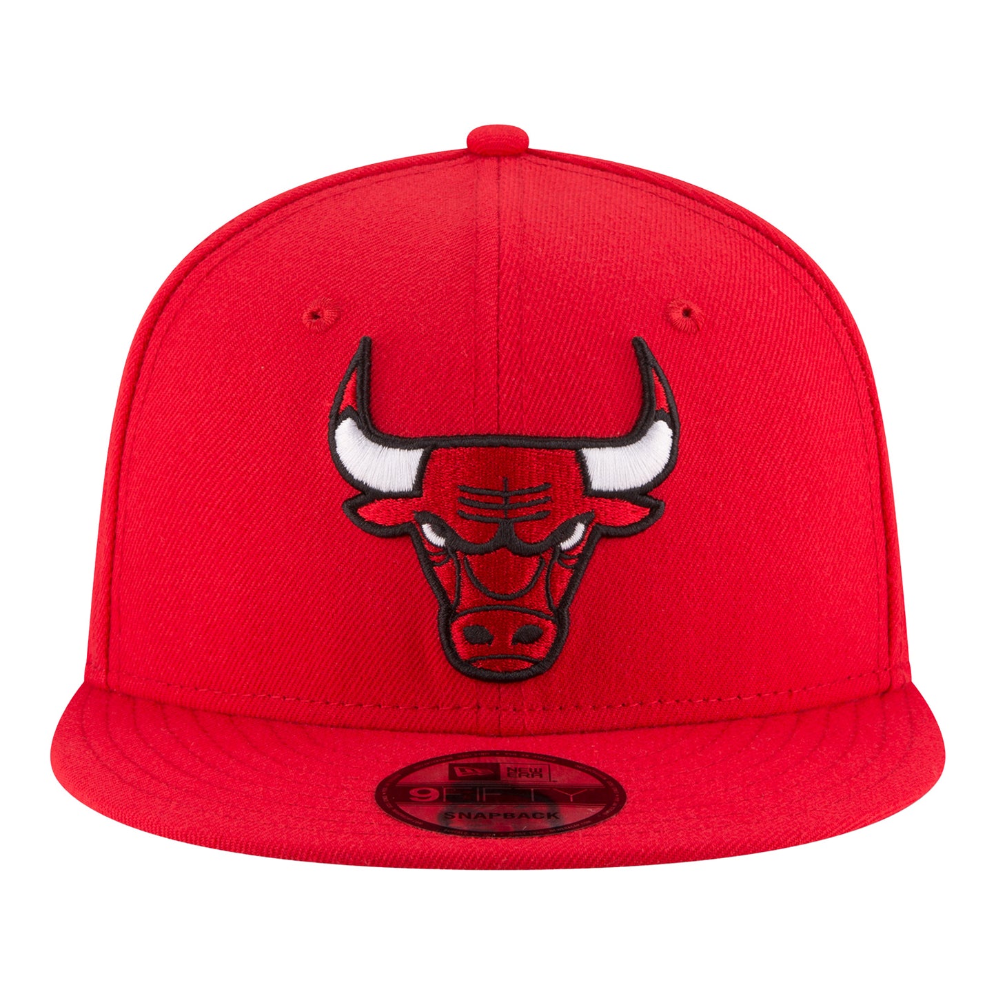 Chicago Bulls New Era 950 Core Classic Snapback In Red - Front View