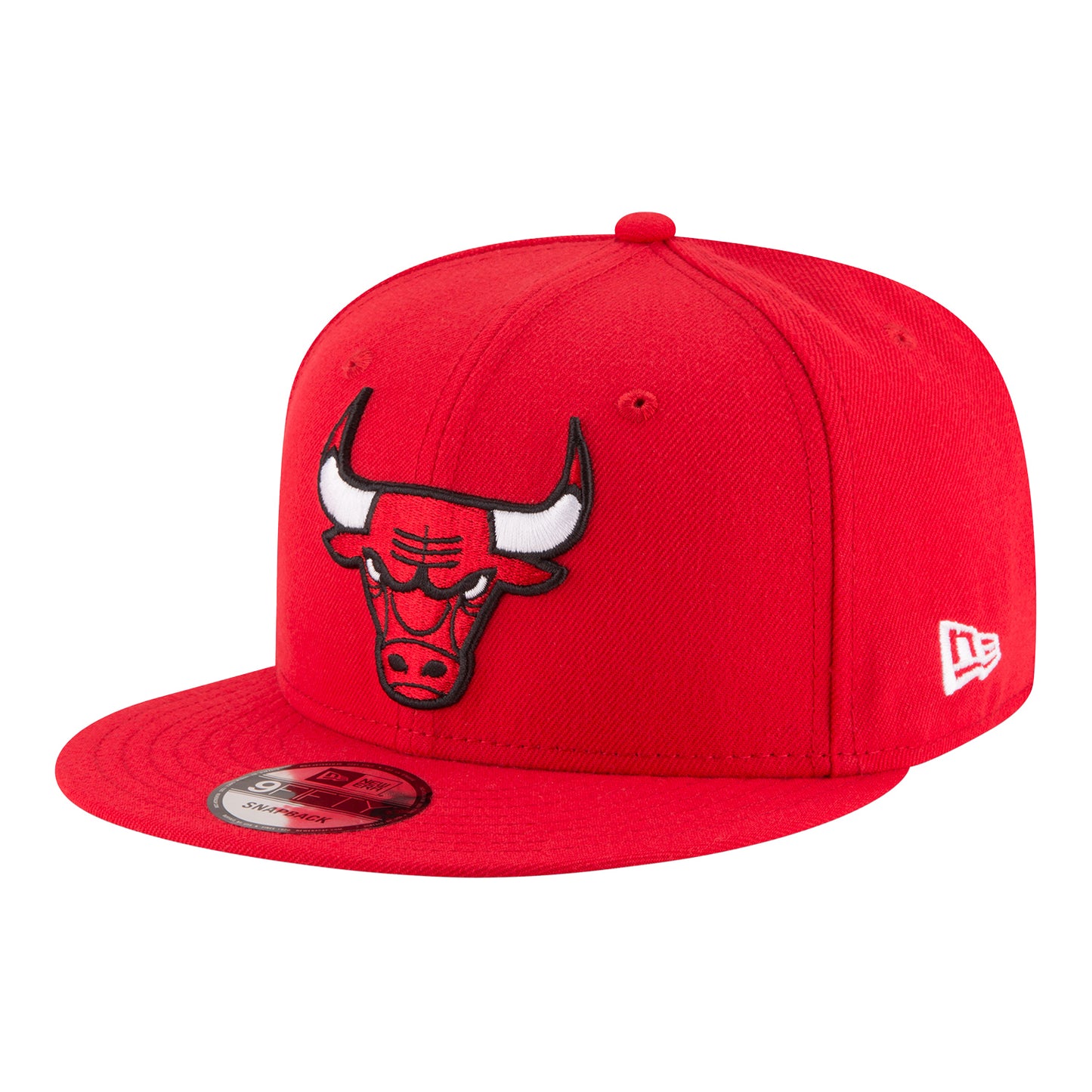 Chicago Bulls New Era 950 Core Classic Snapback In Red - Front Left View