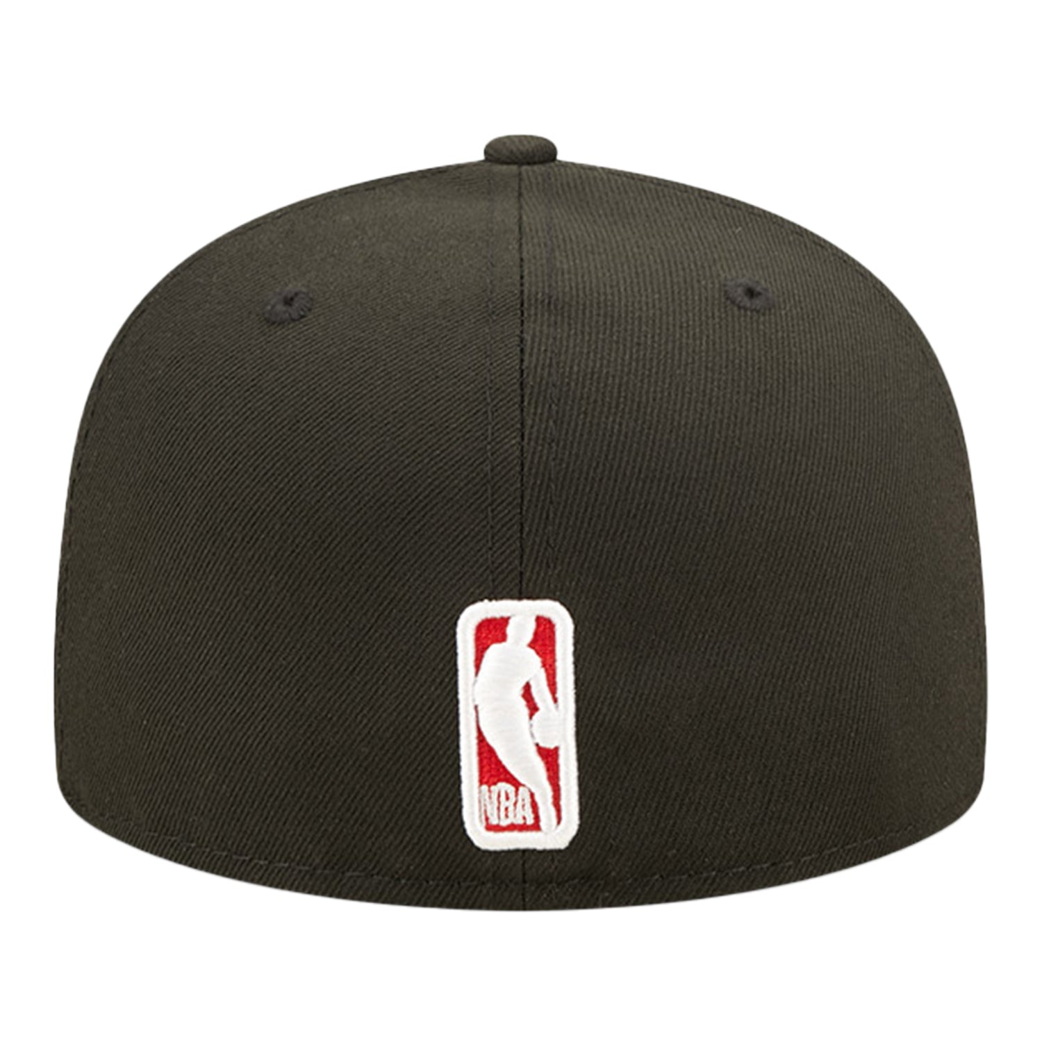 Chicago Bulls New Era 59Fifty Core Classic Fitted Hat In Black - Back View