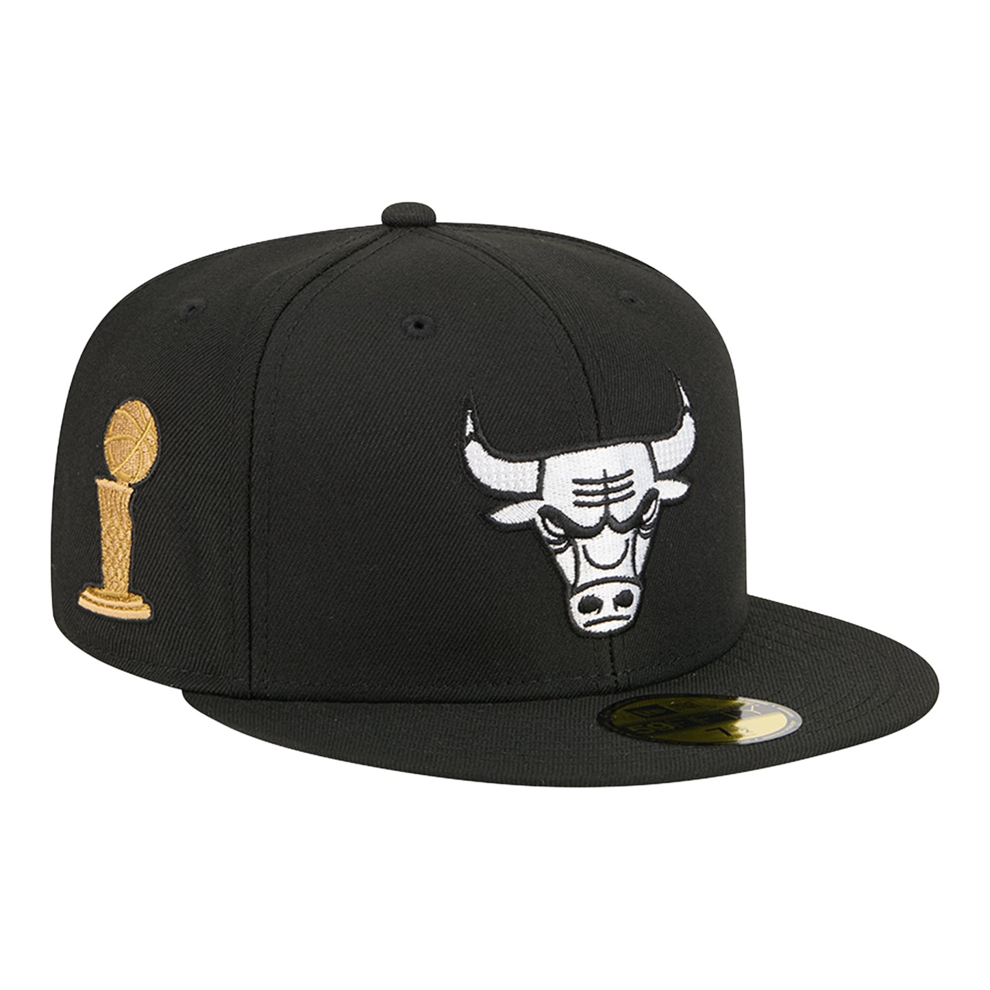 Chicago Bulls New Era Alpha Industries 5950 Fitted Hat - Front Right View 