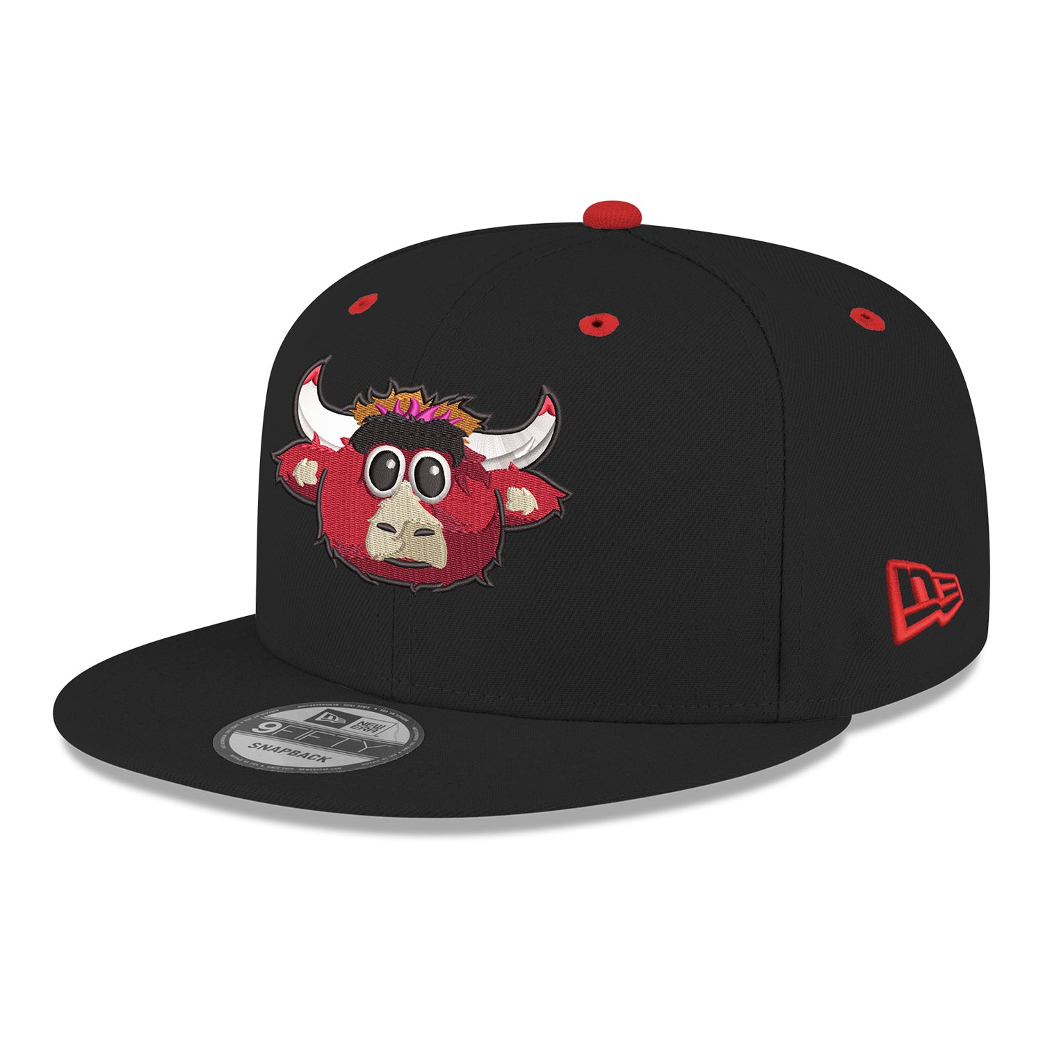 Men's Chicago Bulls New Era Red/Black 2-Tone 9FIFTY