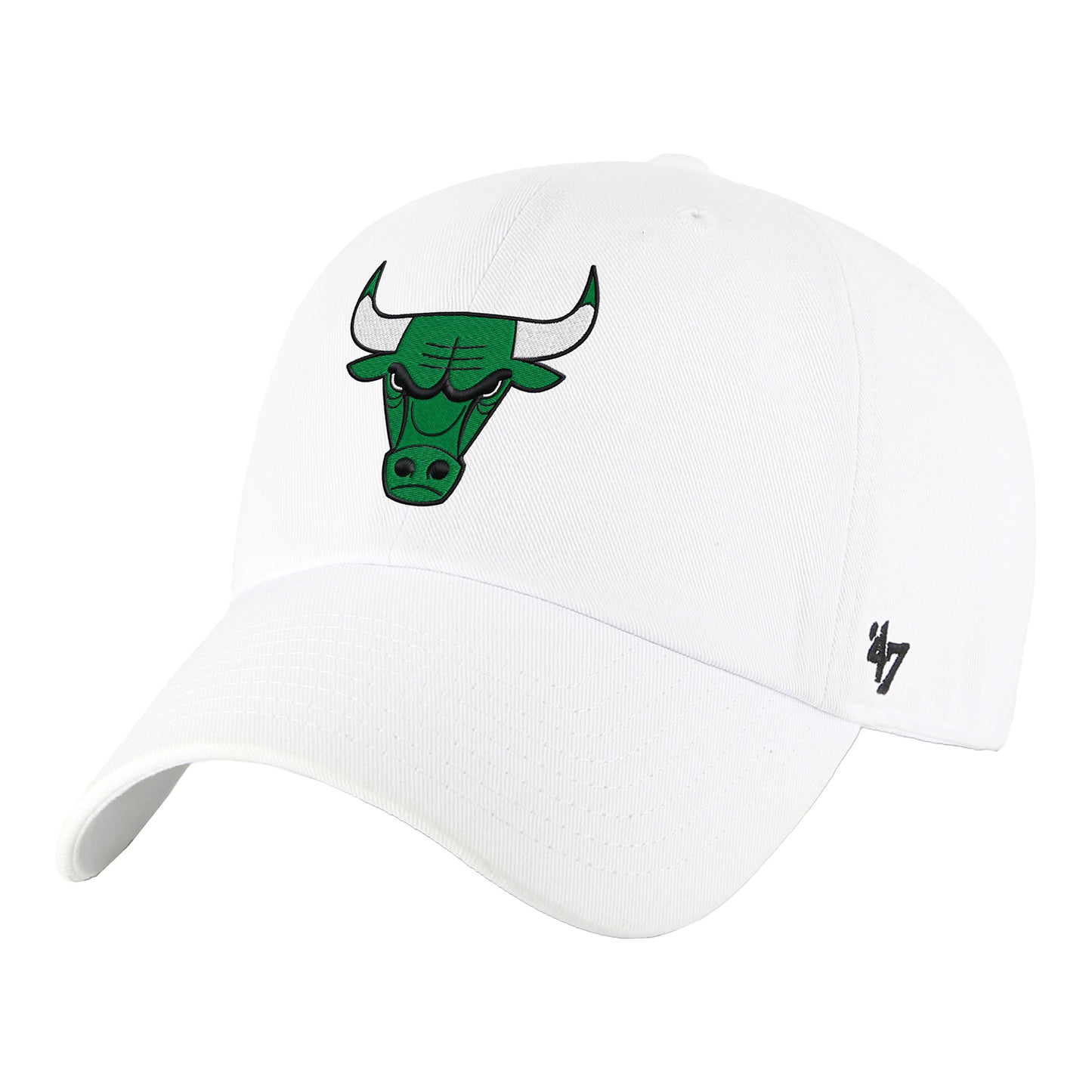 Chicago Bulls 47 Brand St. Patrick's Day Hat - Front View