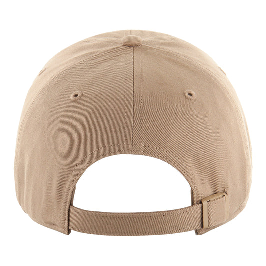 Chicago Bulls 47 Brand Foundational Mini Logo Clean Up Hat in Brown - Front Left View