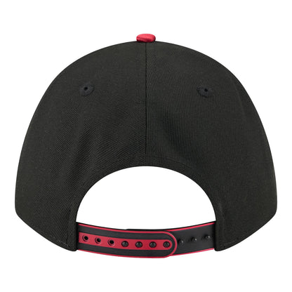 Chicago Bulls New Era 2025 Tip-Off 940MC Snapback in Black and White - Back View 