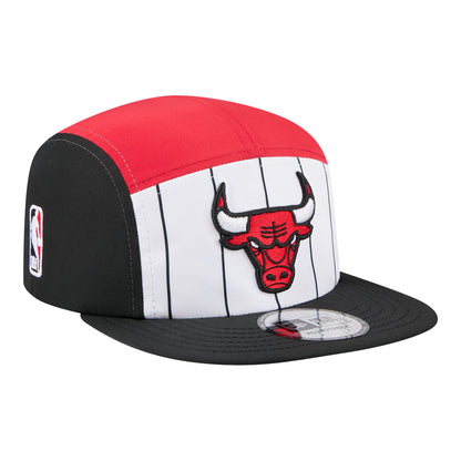 Chicago Bulls New Era 2025 Tip-Off Camper Hat in Red - Front Right View
