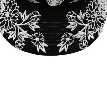 Chicago Bulls Mitchell & Ness Morning Haze Snapback in Black - Brim View