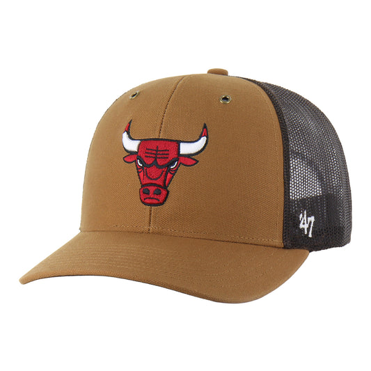 Chicago Bulls 47 Brand Carhartt Trucker Hat - Front Left View