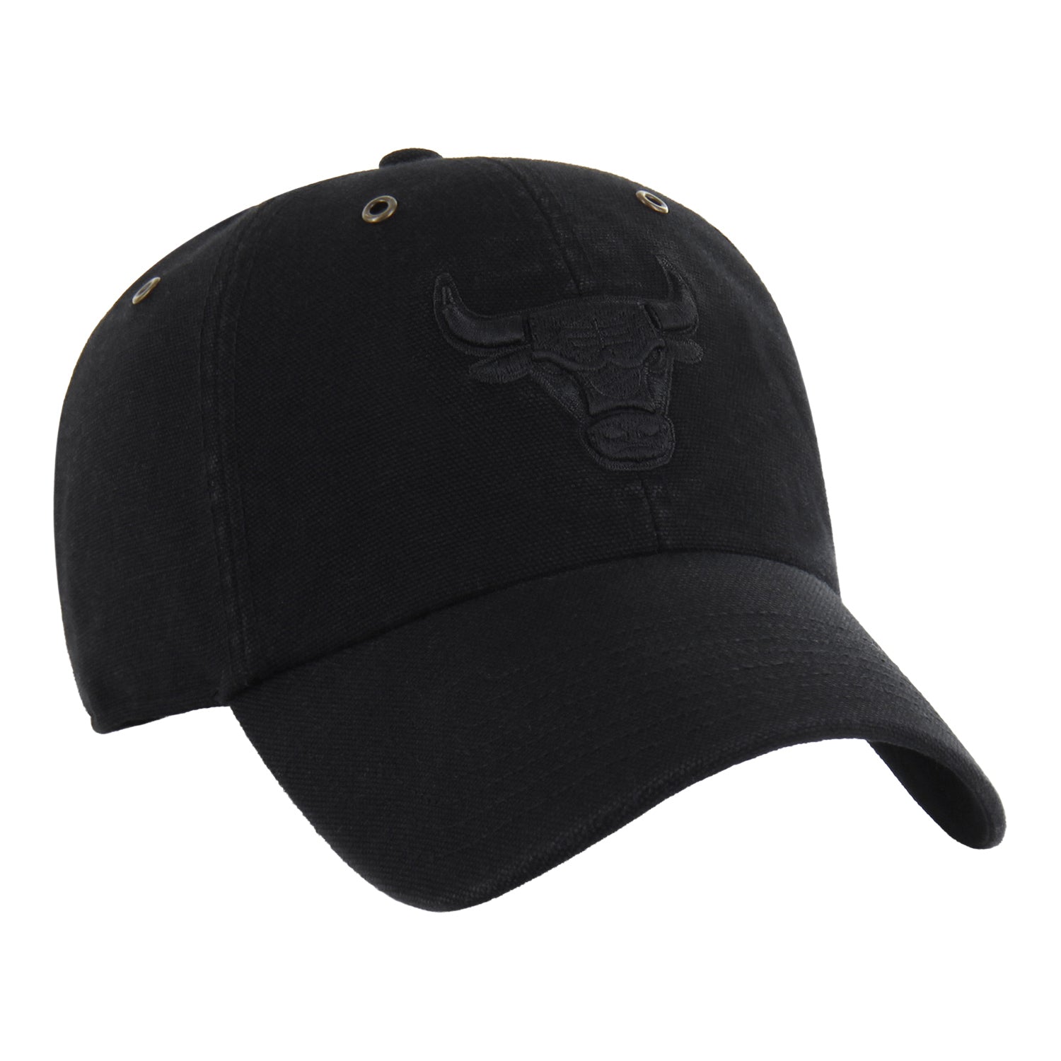 Chicago Bulls 47 Brand Carhartt Black Clean Up Hat in Black - Front Right View