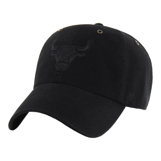 Chicago Bulls 47 Brand Carhartt Black Clean Up Hat in Black - Front Left View