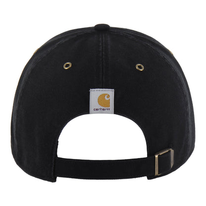 Chicago Bulls 47 Brand Carhartt Black Clean Up Hat in Black - Back View
