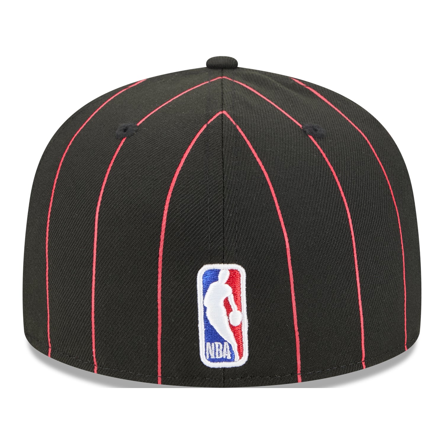 Chicago Bulls New Era 2025 Statement 5950 Fitted Hat in Black - Back View