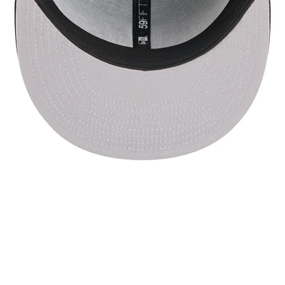 Chicago Bulls New Era 2025 Statement 5950 Fitted Hat in Black -  Underbrim View