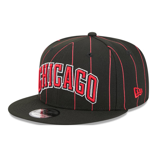 Chicago Bulls New Era 2025 Statement 950 Snapback in Black - Front Left View