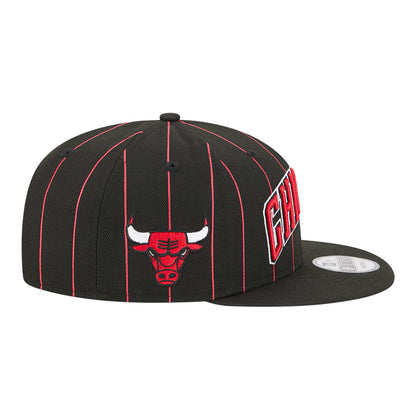 Chicago Bulls New Era 2025 Statement 950 Snapback in Black - Right Side View