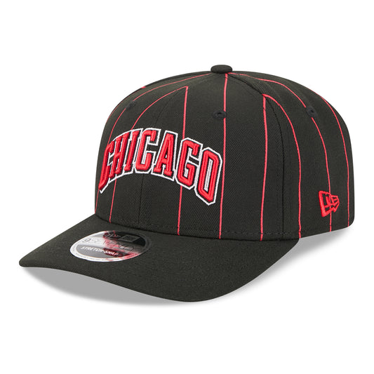 Chicago Bulls New Era 2025 Statement 970SS Snapback in Black - Front Left View