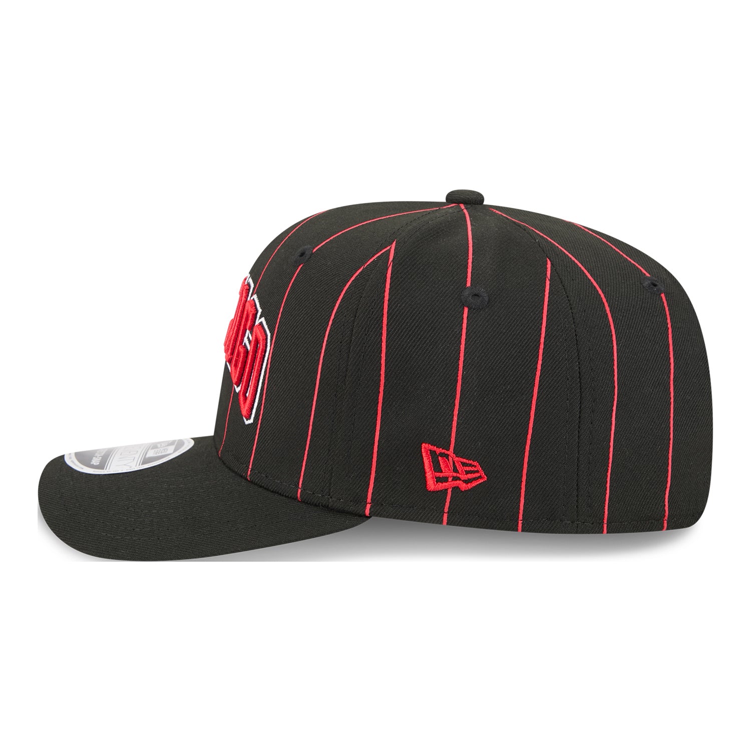 Chicago Bulls New Era 2025 Statement 970SS Snapback in Black - Left Side View