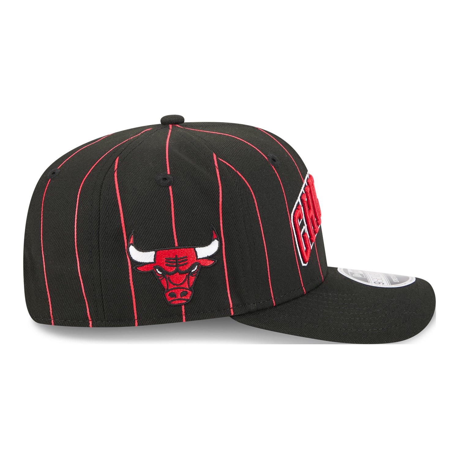 Chicago Bulls New Era 2025 Statement 970SS Snapback in Black - Right Side View