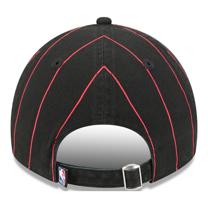 Chicago Bulls New Era 2025 Statement 920 Adjustable Hat in Black - Back View