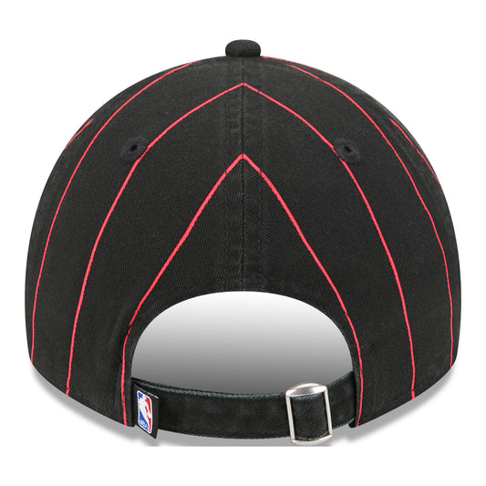 Chicago Bulls New Era 2025 Statement 920 Adjustable Hat in Black - Front Left View