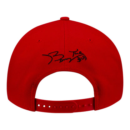 Chicago Bulls New Era Benny Dunking 950 Snapback in Red - Back View