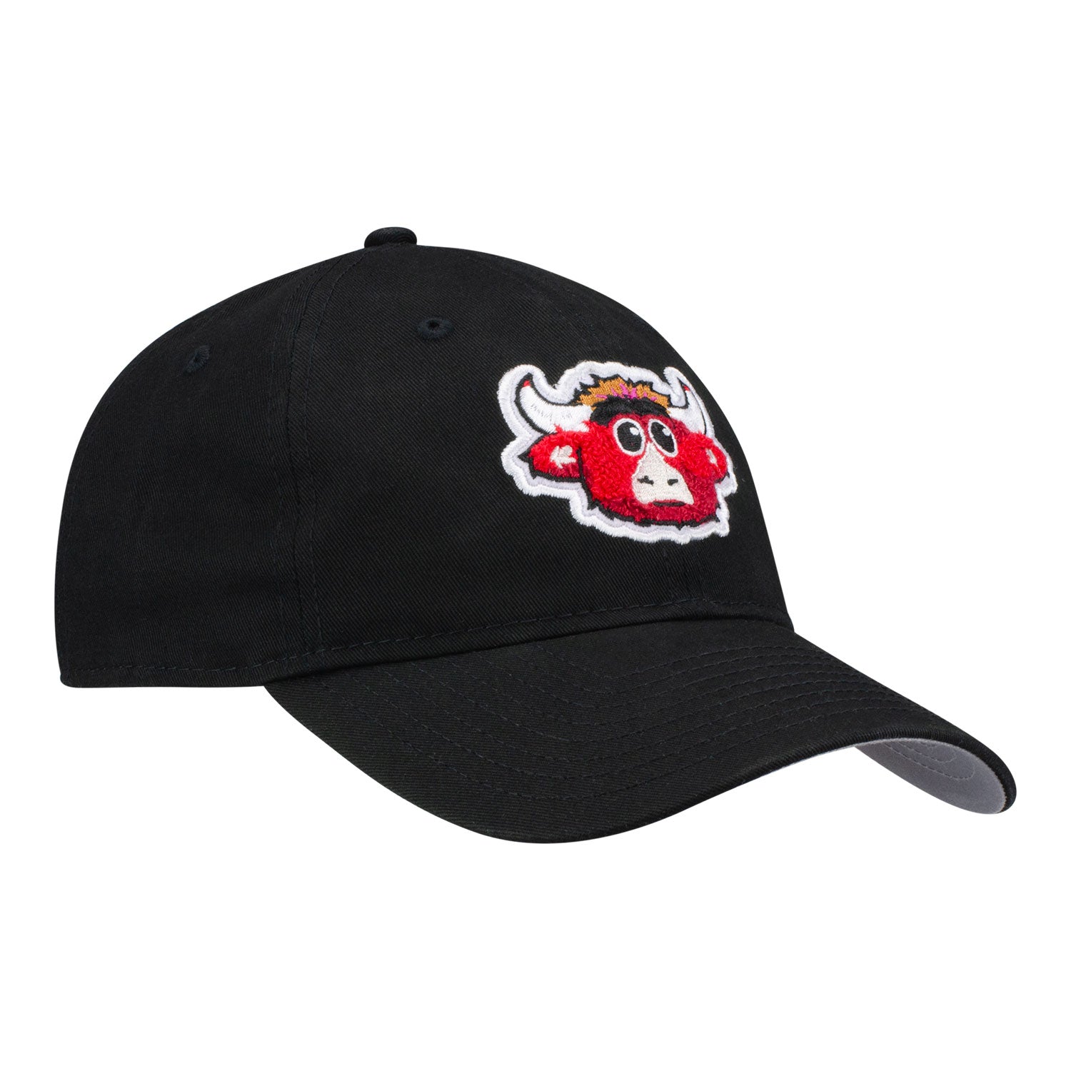 Chicago Bulls New Era Benny Signature 920 Adjustable Hat in Black - Front Right View