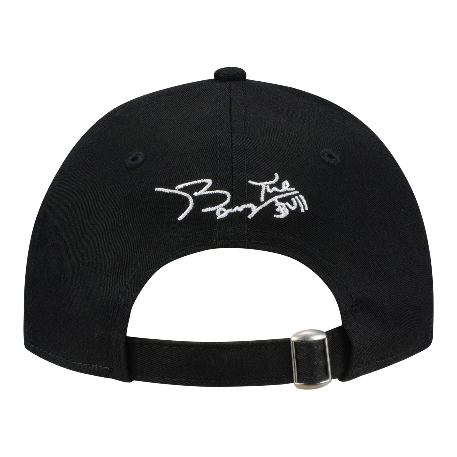 Chicago Bulls New Era Benny Signature 920 Adjustable Hat in Black - Back View