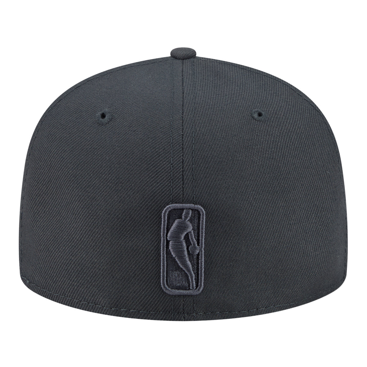 Chicago Bulls New Era Color Pack Tonal Graphite 5950 Fitted Hat in Black - Back View